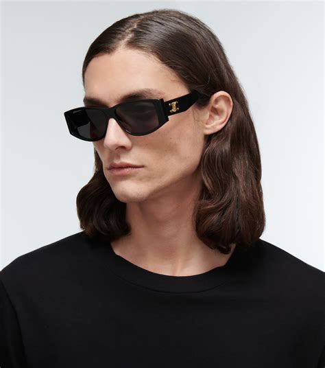 celine rectangular sunglasses black|celine eyewear rectangular sunglasses.